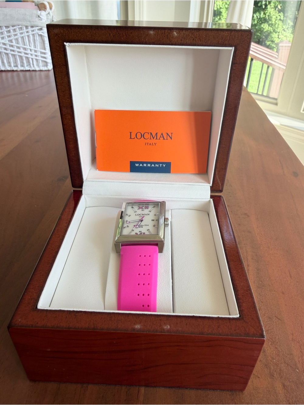 💗 NWT Locman Italy Stealth R 44mm Pink Mother-of-Pearl Y2K Statement Watch - Picture 4 of 10